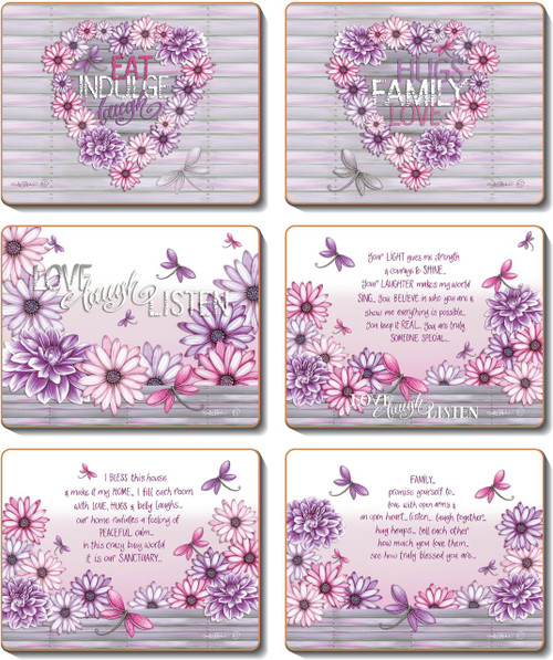 Dahlia Coasters Dahlia Coasters