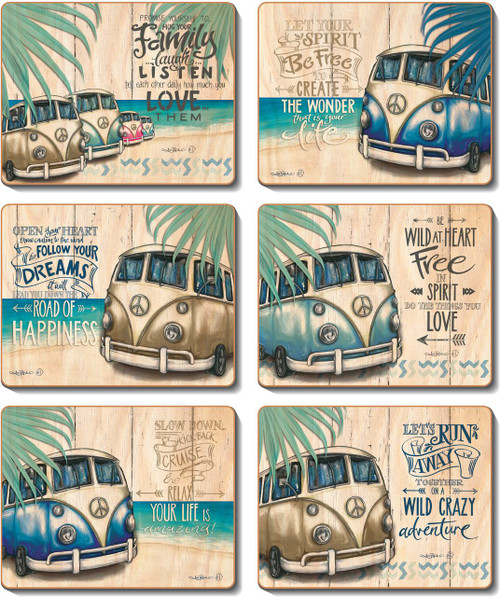 Vintage Kombi Placemats Vintage Kombi Placemats