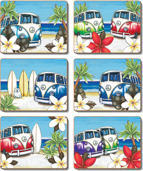 Beach Kombi Coasters Beach Kombi Coasters