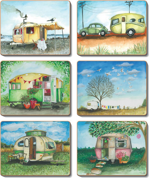 Vintage Caravan Coasters Vintage Caravan Coasters