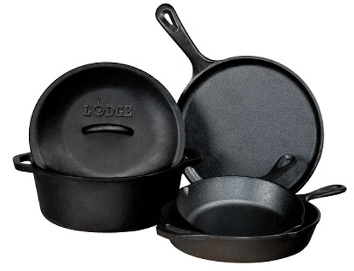 Lodge 5 Piece Cast Iron Set Lodge 5 Piece Cast Iron Set