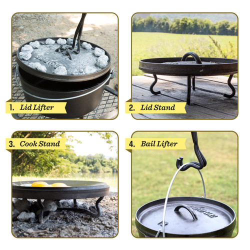 4 In 1 Camp Dutch Oven Tool 4 In 1 Camp Dutch Oven Tool