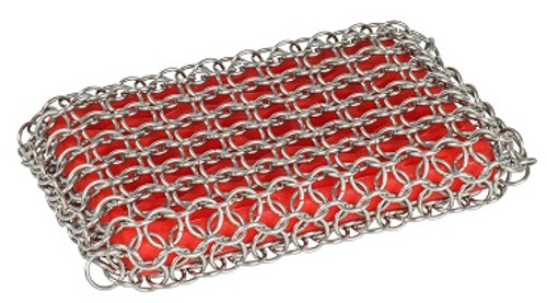 Red Chainmail Scrubbing Pad Red Chainmail Scrubbing Pad