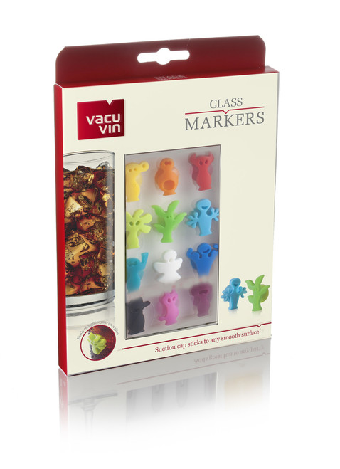 Party People Glass Markers (Set of 12) Party People Glass Markers (Set of 12)