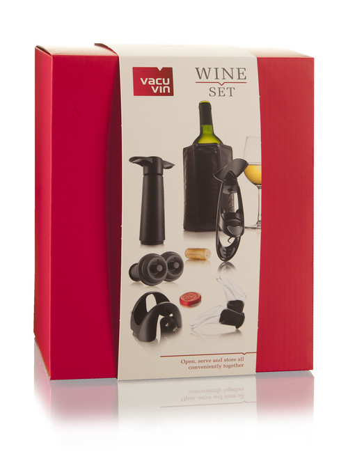 Wine Set Experienced (Active Cooler, Vacuum Pump, Wine Stopper, Wine Server, Foil Cutter, Corkscrew Twister) Wine Set Experienced (Active Cooler, Vacuum Pump, Wine Stopper, Wine Server, Foil Cutter, Corkscrew Twister)