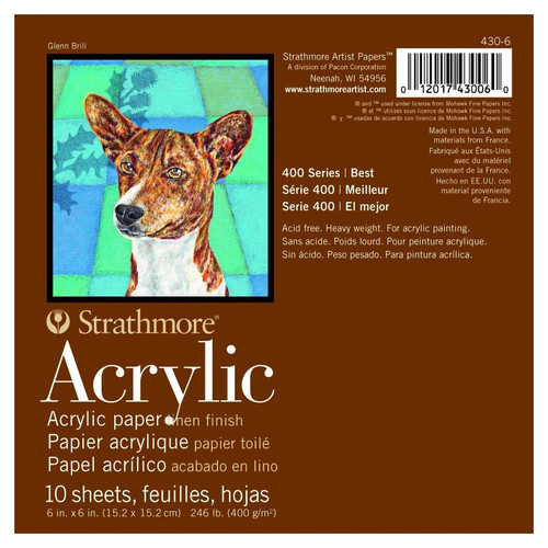 Strathmore 400 Series Acrylic Paper Pads Strathmore 400 Series Acrylic Paper Pads
