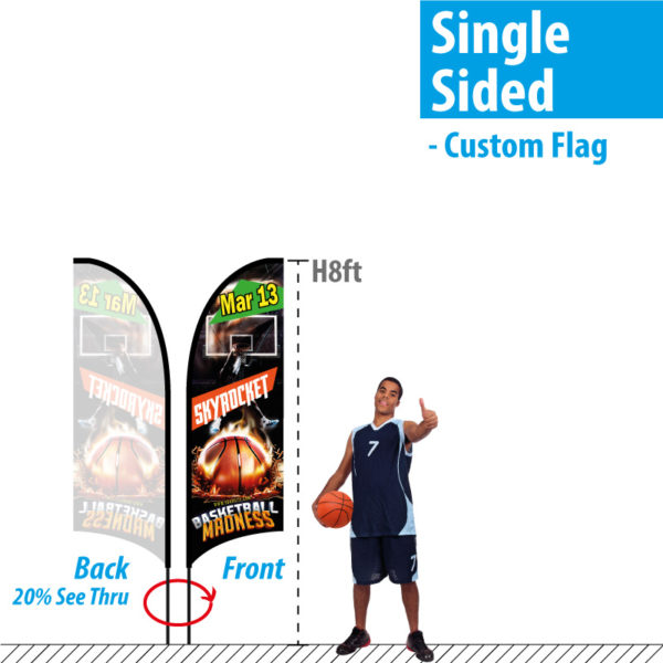 Custom Feather Banner - most popular cheap regular standard size