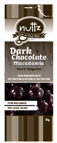 Dark Chocolate Macadamia 90g