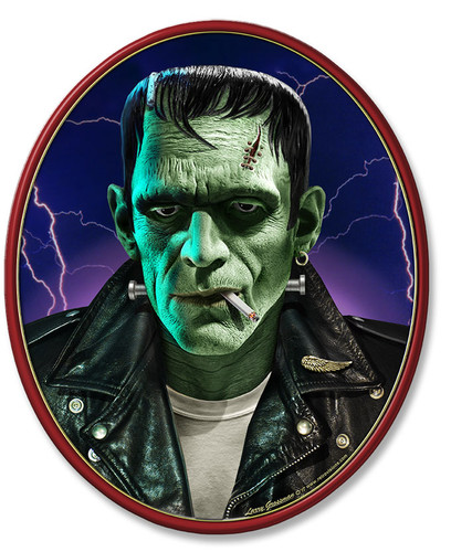 Frankie Boy Metal Sign 13 x 11 Inches
