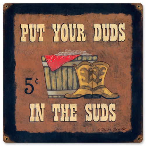 Vintage Metal Bath And Laundry Signs Made In Usa Jack