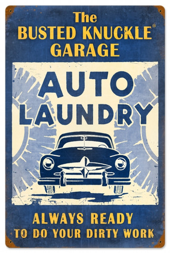 Vintage-Retro Auto Laundry Metal-Tin Sign