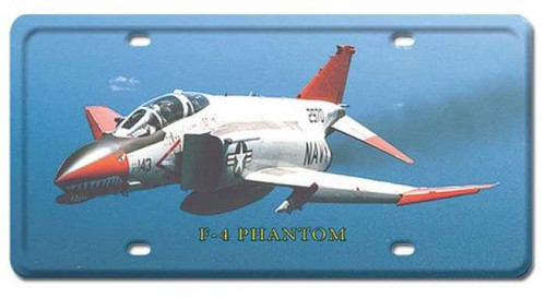 Vintage-Retro F-4 Phantom License Plate