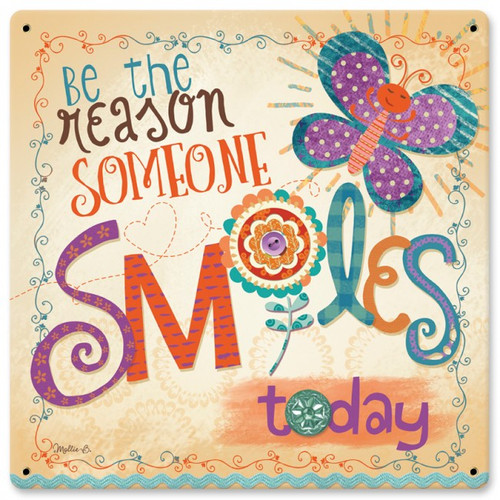 Be The Reason Metal Sign 12 x 12 Inches
