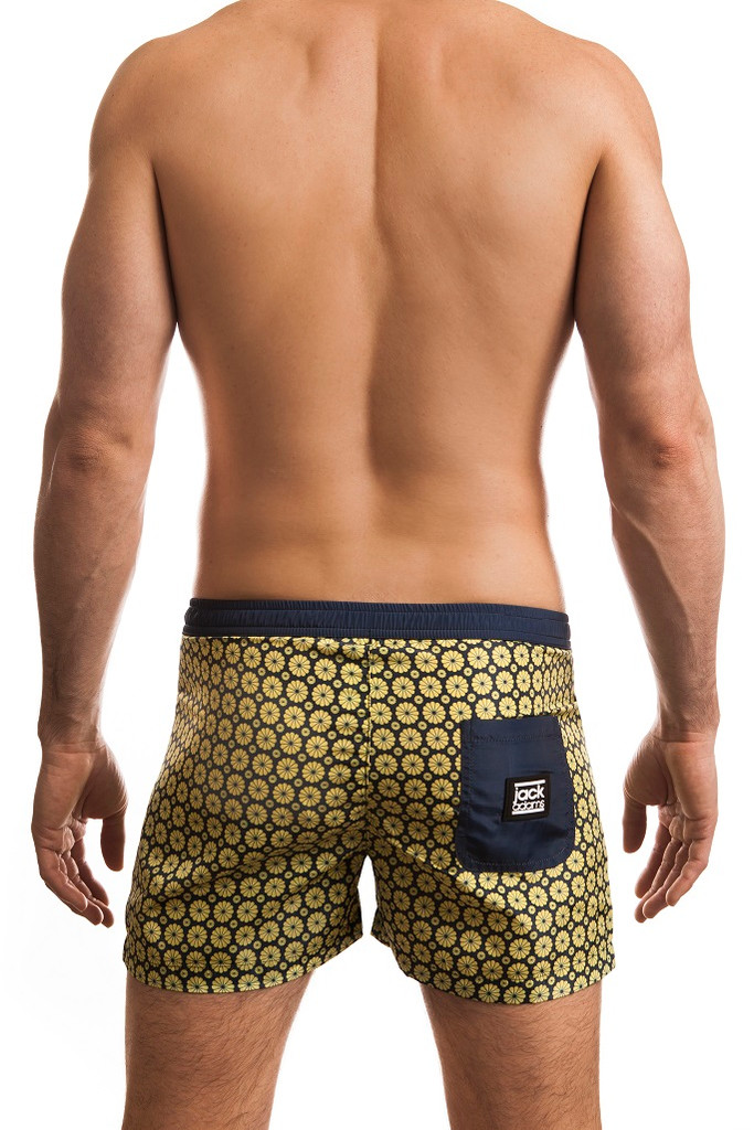Jack Adams Hipster 1" Swim Short in navy