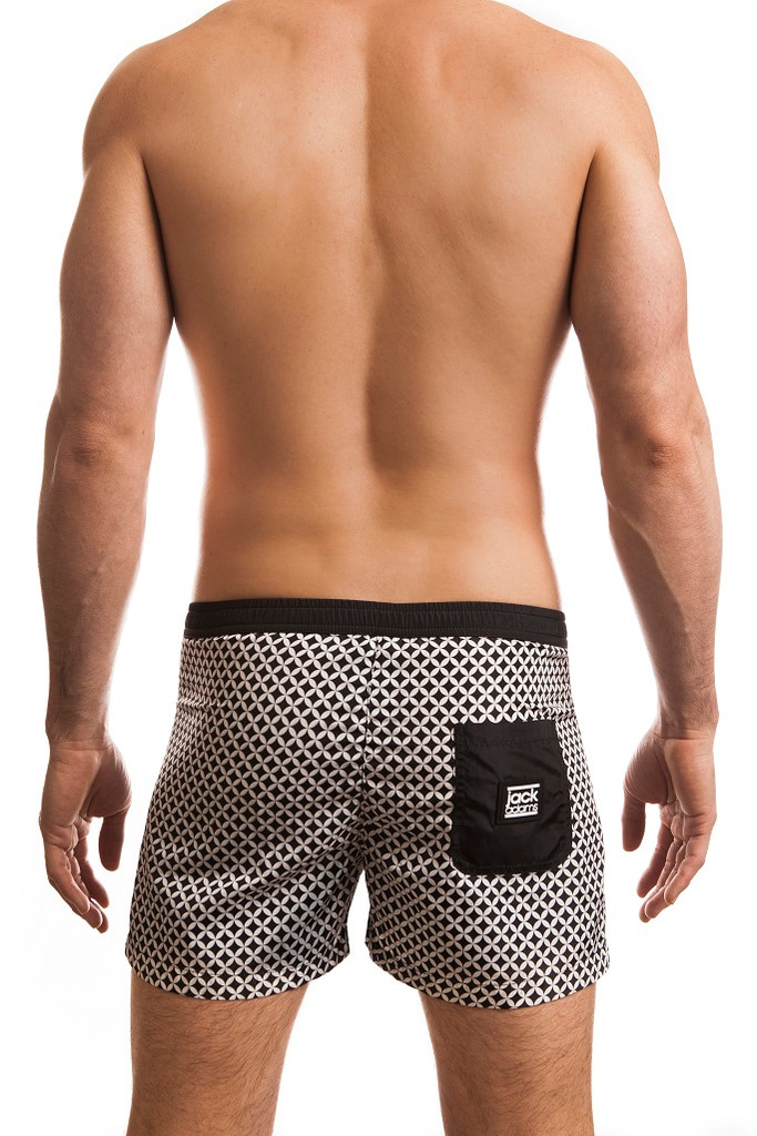 Jack Adams Oswego Swim Short in black