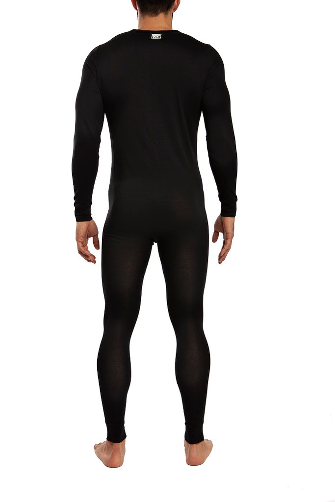 Jack Adams Union Suit in black