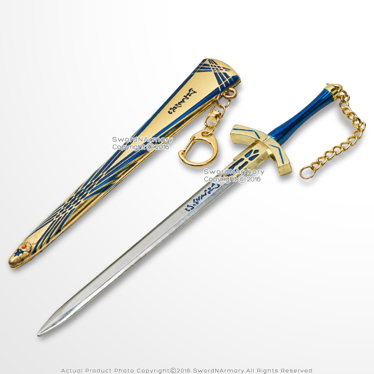 8 anime dagger fate stay night mini sword lily excalibur letter