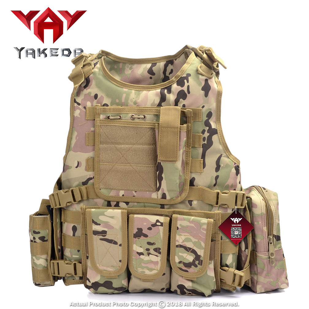 Yakeda Tactical Vest Armor Plate Carrier Airsoft Paintball Jacket
