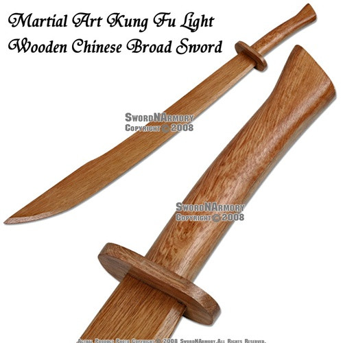 Martial Art Kung Fu Wooden Chinese Broad Sword