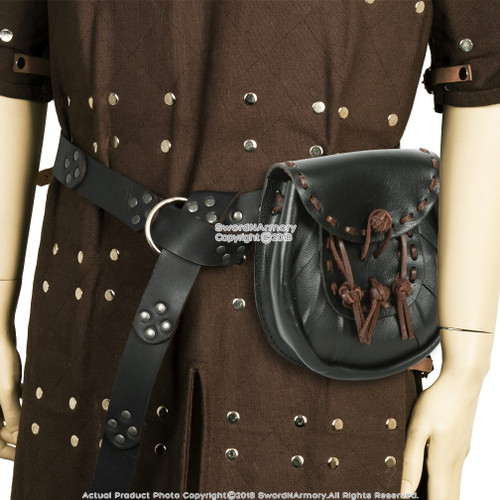 Medieval Genuine Leather w/ Steel Hoop Buckle Renaissance SCA LARP/Scottish Sporran Genuine Leather Kilt Pouch Purse Medieval Genuine Leather w/ Steel Hoop Buckle Renaissance SCA LARP/Scottish Sporran Genuine Leather Kilt Pouch Purse
