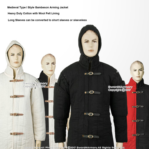 Gambeson Type I Medieval Padded Armour Coat Gambeson Type I Medieval Padded Armour Coat