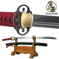 Munetoshi Viper Unokubi 1075 Spring Steel Katana Sword