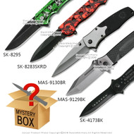 Assorted Knife Set 6 Pcs Spring Assisted Opening Tactical Knife Pocket Folder