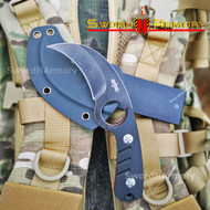  3Cr13 Stone Washed Blade , Kydex Sheath With Belt Loop.