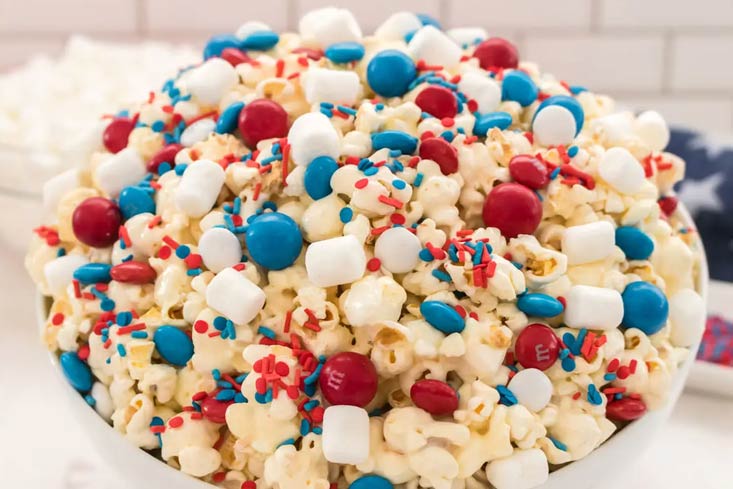 Patriotic Popcorn recipe