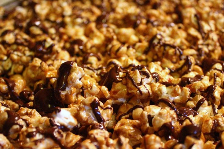 Ultimate Caramel Chocolate Popcorn recipe