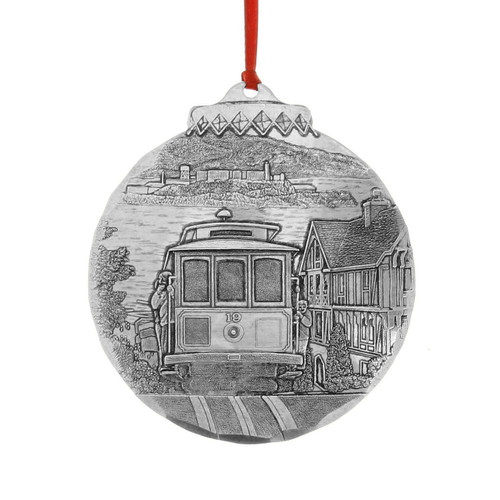 San Francisco Cable Car Souvenir Christmas Ornament San Francisco Cable Car Souvenir Christmas Ornament