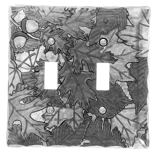 Designer Double Switch Plate Cover Made in America Wendell August Designer Double Switch Plate Cover Made in America Wendell August