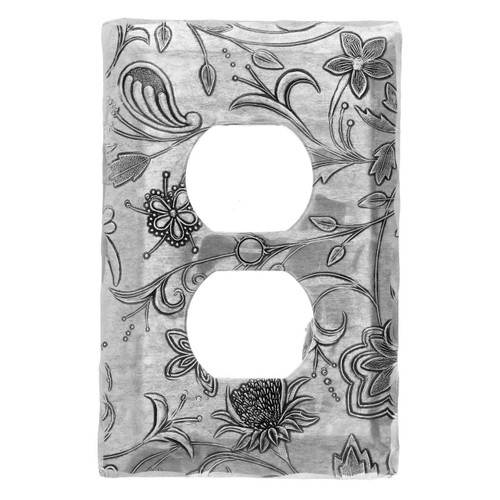 Designer Single Outlet Cover Made in America Wendell August Forge Designer Single Outlet Cover Made in America Wendell August Forge
