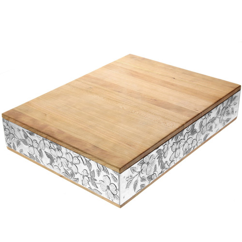 Dogwood 11" x 9" Cherry Warther Butcher Block Dogwood 11" x 9" Cherry Warther Butcher Block