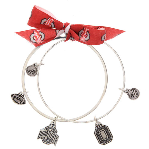 Ohio State University Logo Charm Bangle BraceletsOhio State Univers Ohio State University Logo Charm Bangle BraceletsOhio State Univers