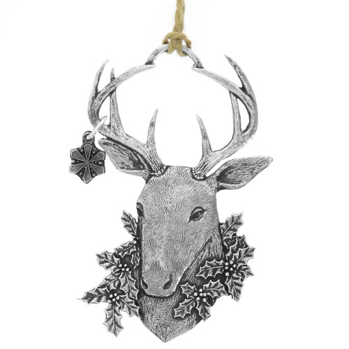 Winter Whitetail Deer Ornament Winter Whitetail Deer Ornament