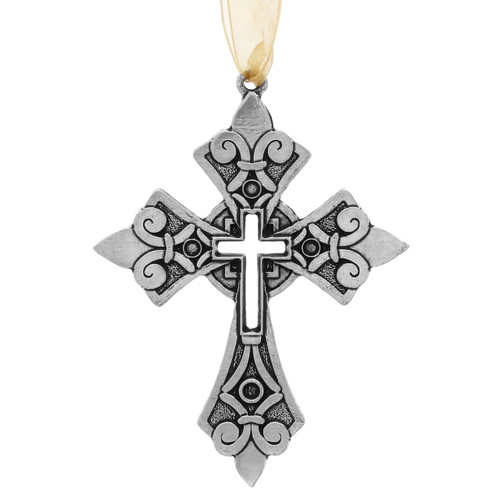 Fleur de Lis Cross Ornament Fleur de Lis Cross Ornament