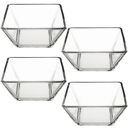 4-Piece Glass Salad Bowl Set 4-Piece Glass Salad Bowl Set