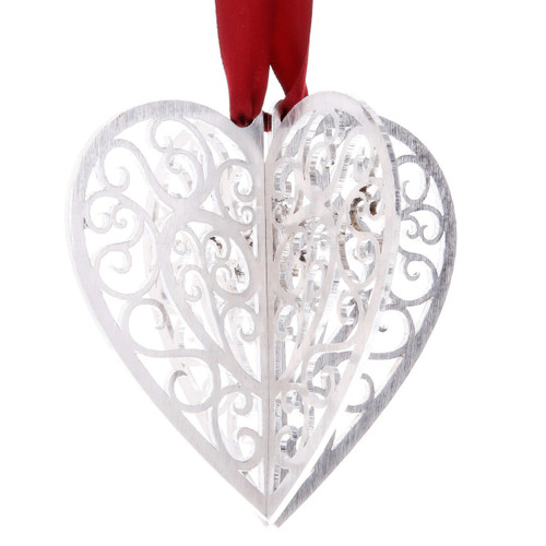 Silhouette Heart Ornament Silhouette Heart Ornament