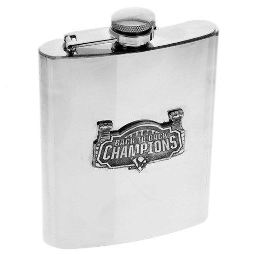 Pittsburgh Penguins Back to Back Champions Flask Pittsburgh Penguins Back to Back Champions Flask