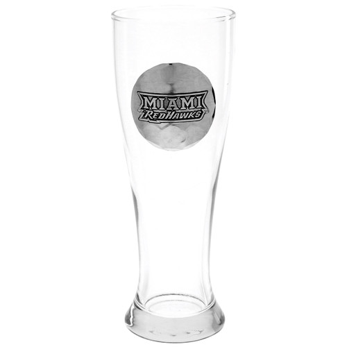 Miami University of Ohio Pilsner Glass Miami University of Ohio Pilsner Glass