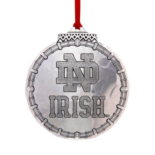 Notre Dame Irish Classic Round Ornament Notre Dame Irish Classic Round Ornament
