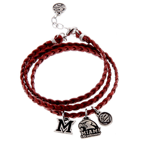 Miami University of Ohio Wrap Bracelet Miami University of Ohio Wrap Bracelet