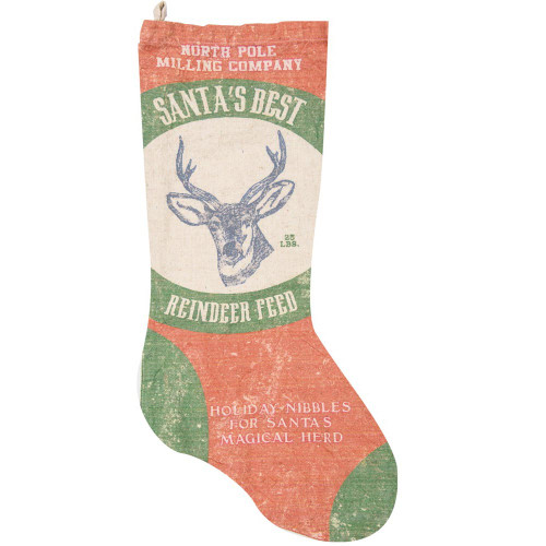 Santas Best Reindeer Feed Stocking Santas Best Reindeer Feed Stocking