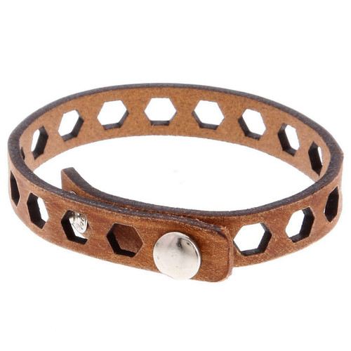 Thin Leather Bridges Cuff Bracelet Thin Leather Bridges Cuff Bracelet