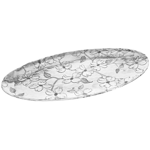Large Dogwood Murano Tray, serveware, entertaining, cheese tray, cookie tray, wedding gift, gifts Large Dogwood Murano Tray, serveware, entertaining, cheese tray, cookie tray, wedding gift, gifts