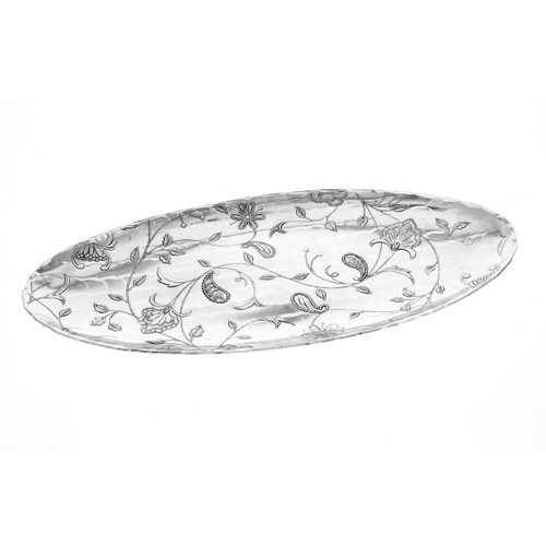 Medium Tracery Murano Tray, serveware, entertaining, cheese tray, cookie tray, wedding gift, gifts Medium Tracery Murano Tray, serveware, entertaining, cheese tray, cookie tray, wedding gift, gifts