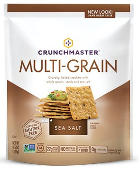 CRUNSHMASTER MULTI-GRAIN GF ORIG SEA SALT 4.5oz CRUNSHMASTER MULTI-GRAIN GF ORIG SEA SALT 4.5oz