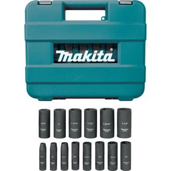 14 Pc. 1/2" Drive Deep Well Impact Socket Set 14 Pc. 1/2" Drive Deep Well Impact Socket Set