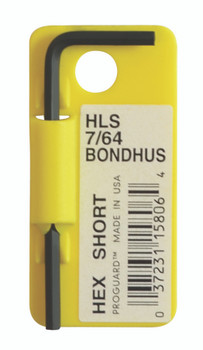 7/64" Hex L-wrench ProGuard Finish - Short Tagged & Barcoded - 15806 - Quantity: 10 7/64" Hex L-wrench ProGuard Finish - Short Tagged & Barcoded - 15806 - Quantity: 10